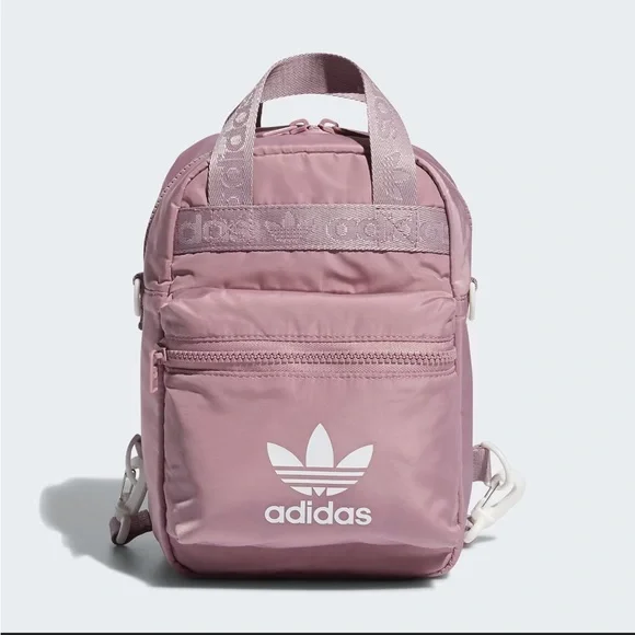adidas micro backpack in light purple/white - Picture 6 of 10